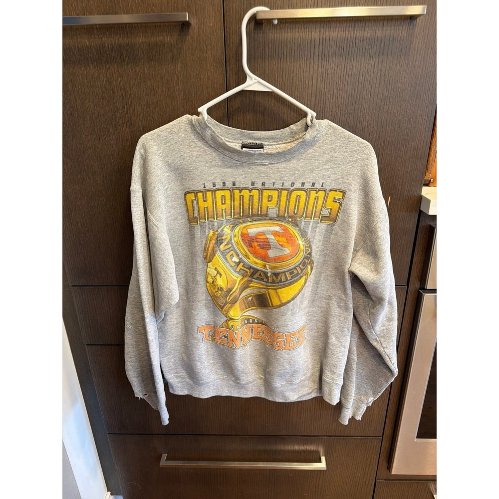1998 Tennessee Volunteers National Champions - Vintage College Sweatshirt large